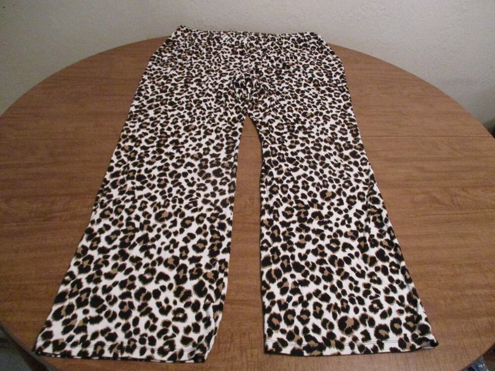 OLD NAVY CHEETAH PRINT LOUNGE PANTS SIZE XL TALL